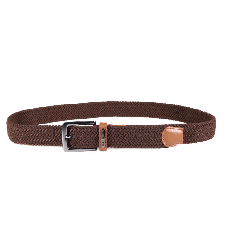 Cinturón Elasticado Café