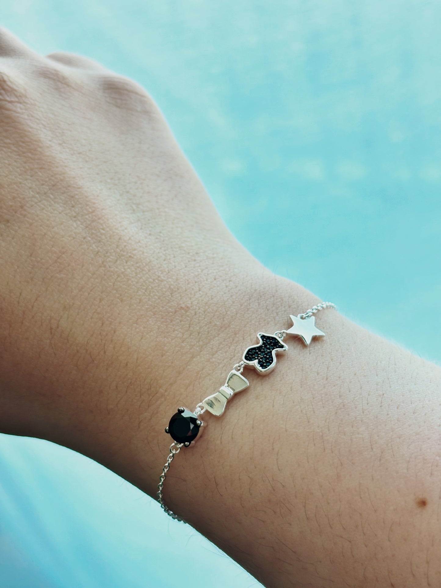 Pulsera microcircones oso negro