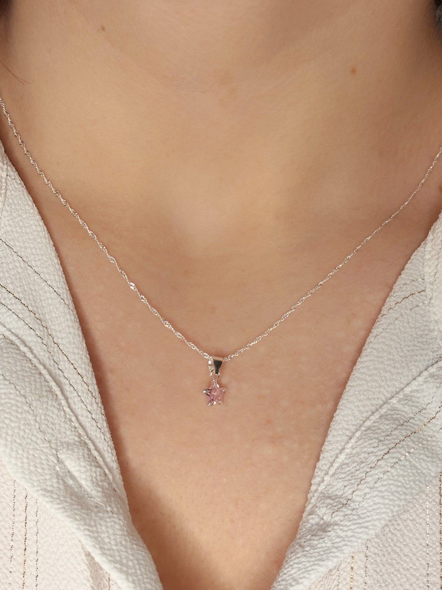 Conjunto estrella rosada