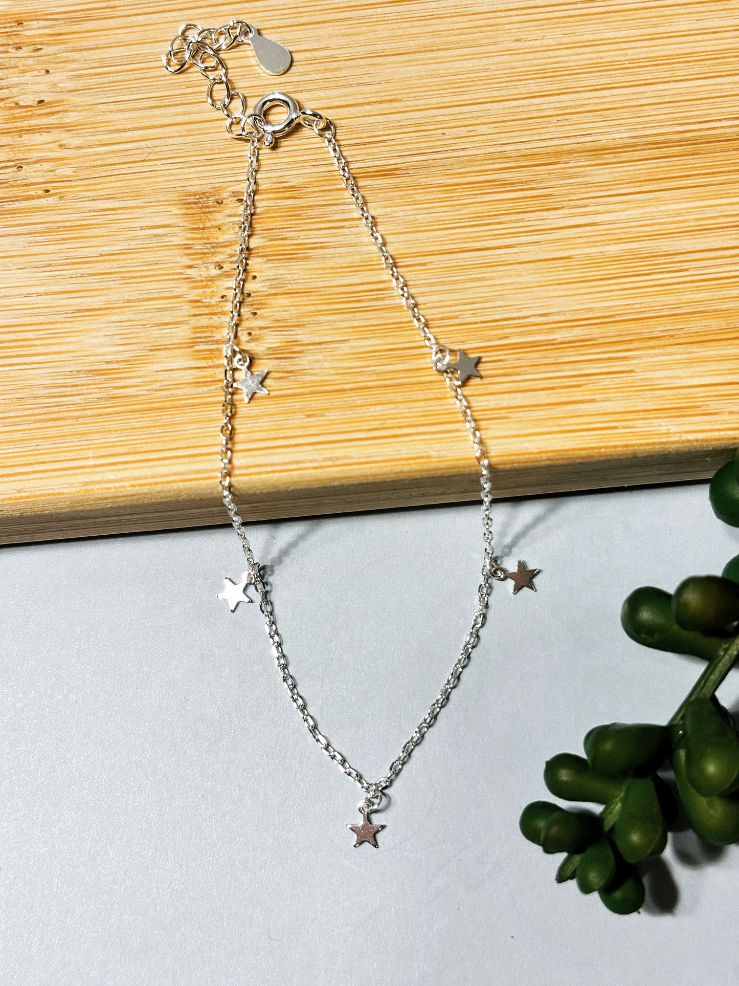 Pulsera Diseño Serie de Estrellas Lisas