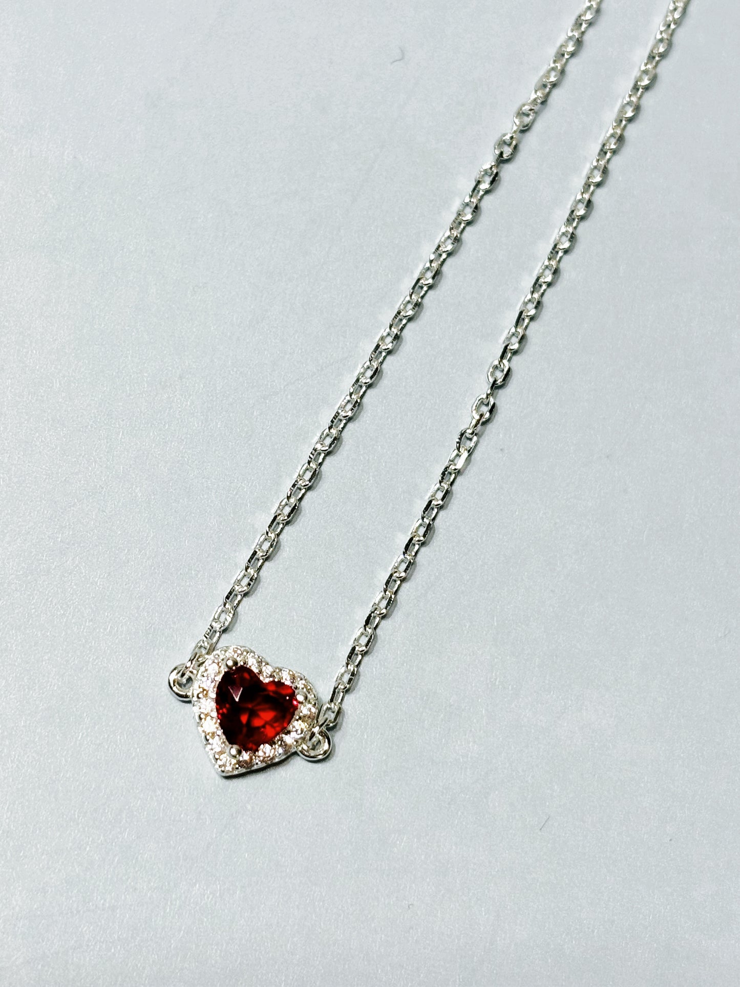 Pulsera Circón Color Rubí con Circones