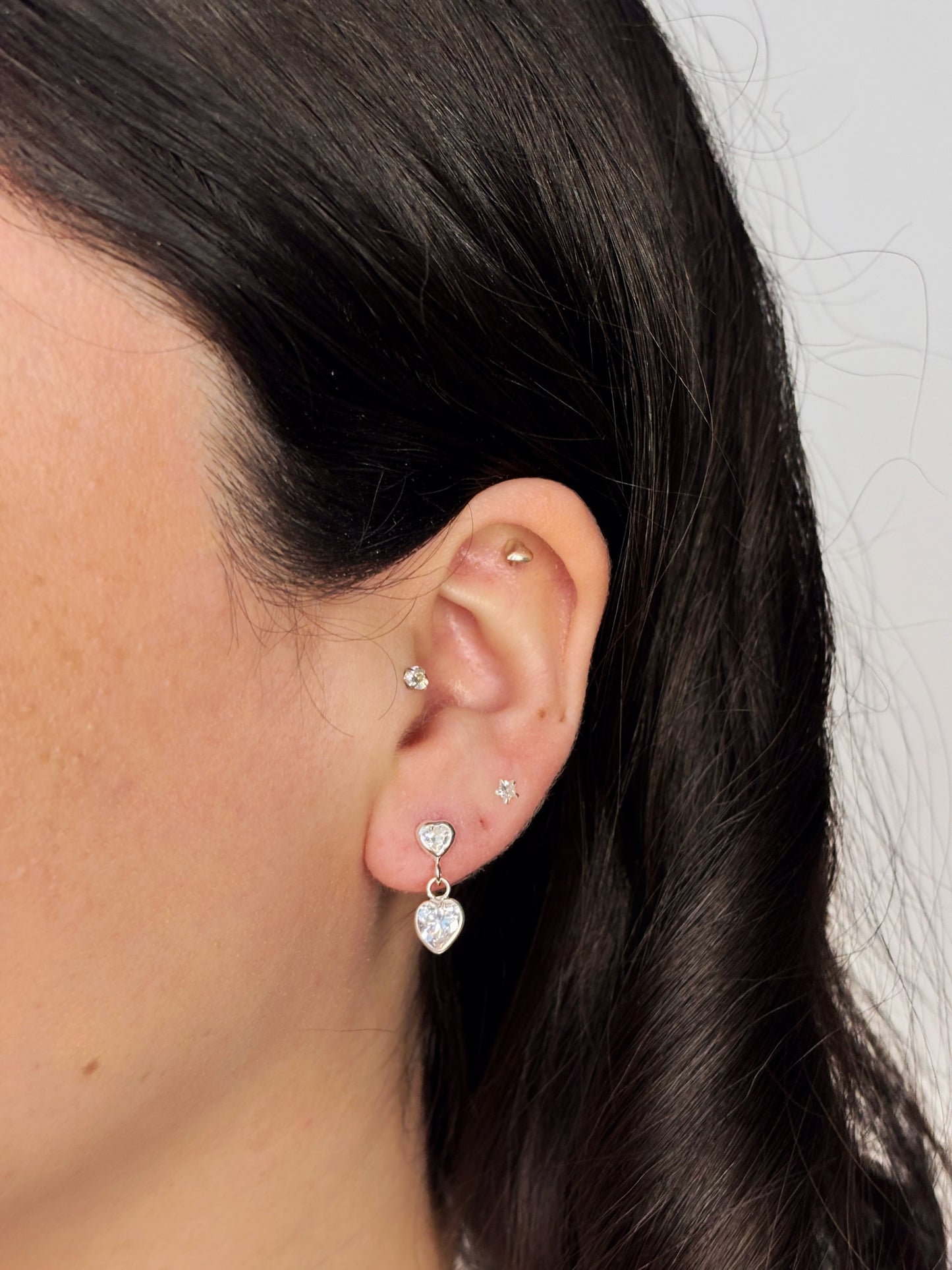 Aros circones de corazón