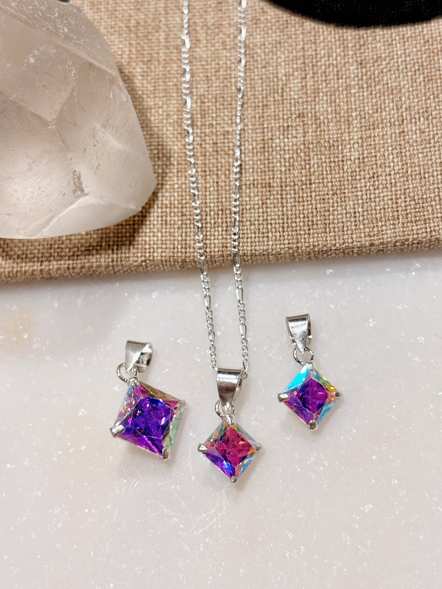 Colgante punto de luz tornasol grande