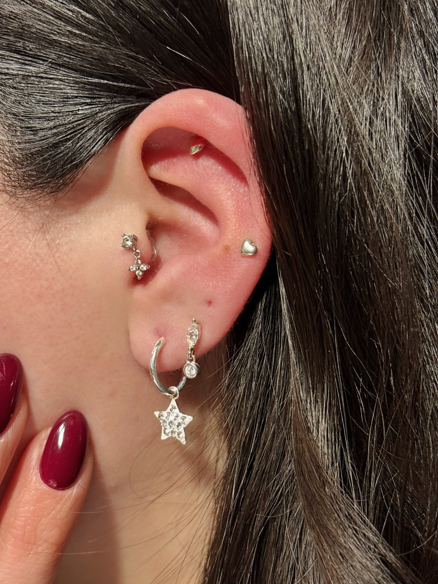 Piercing corazón pequeño