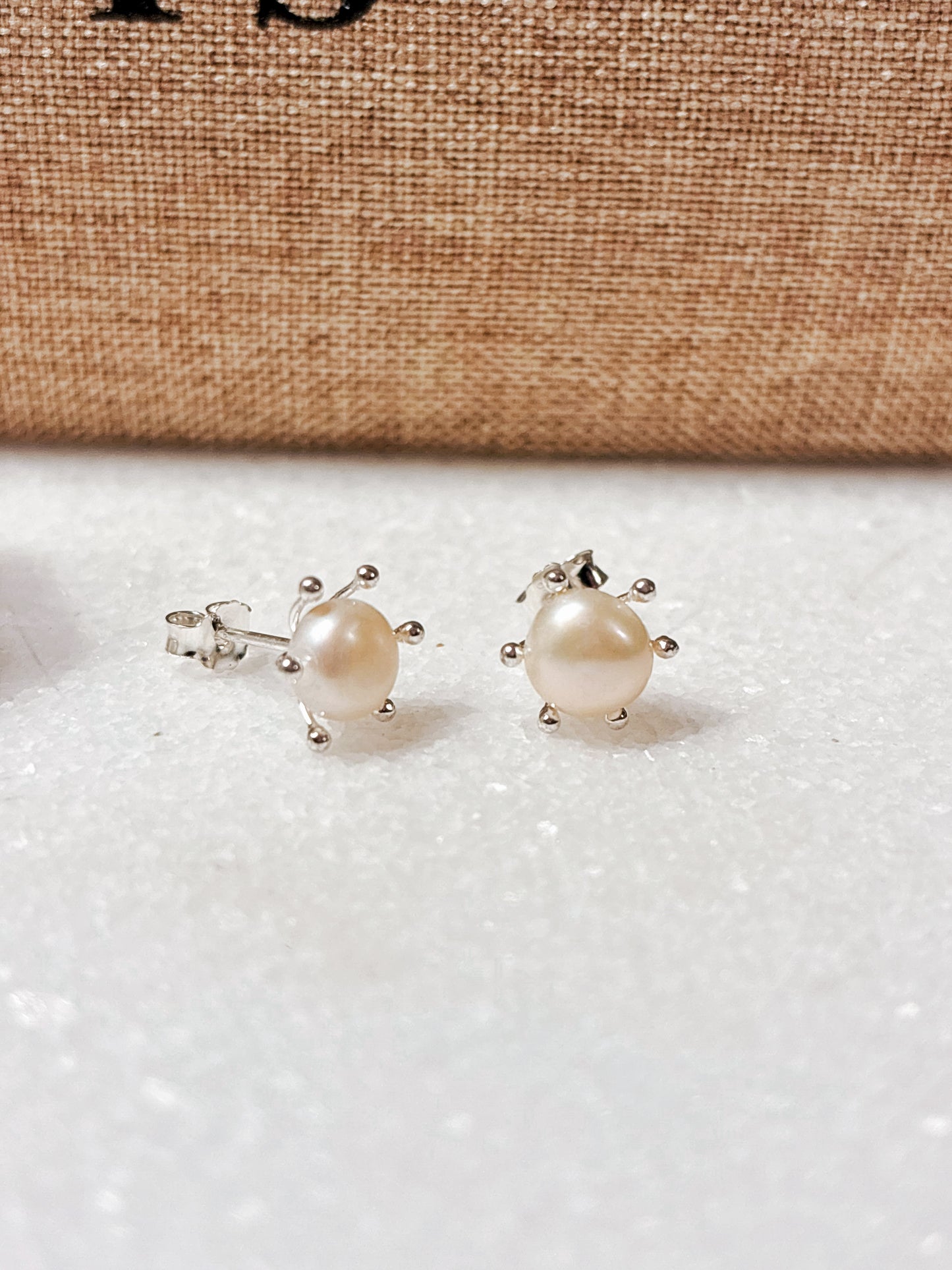 Aros perlas de rio 6mm