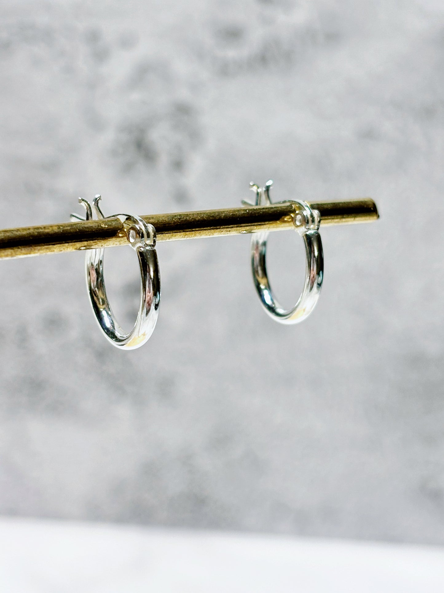 Aros argolla broche criollo 14 mm