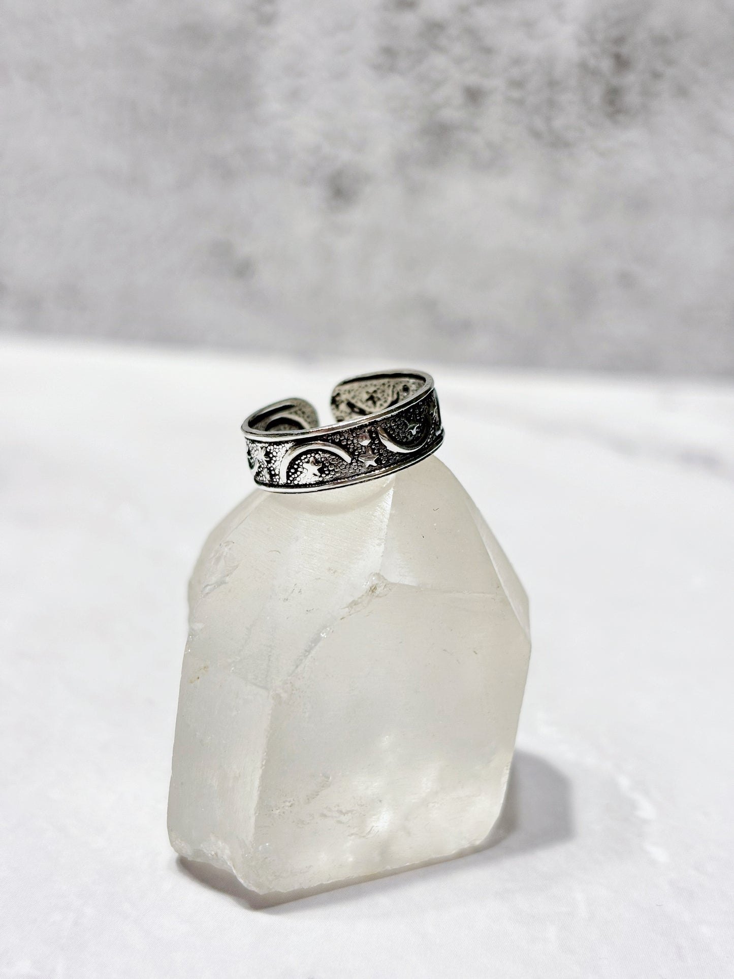 Anillo MIDI luna estrella