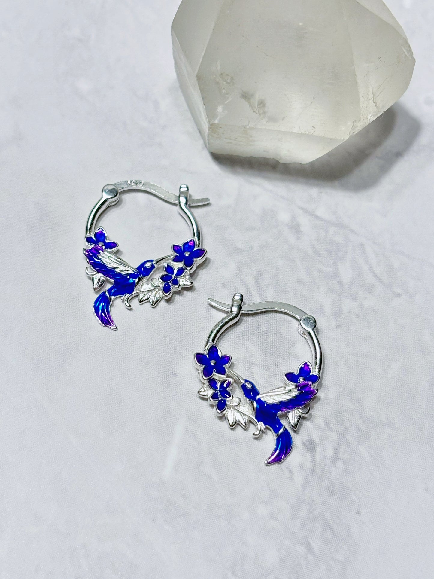 Aros argollas colibrí