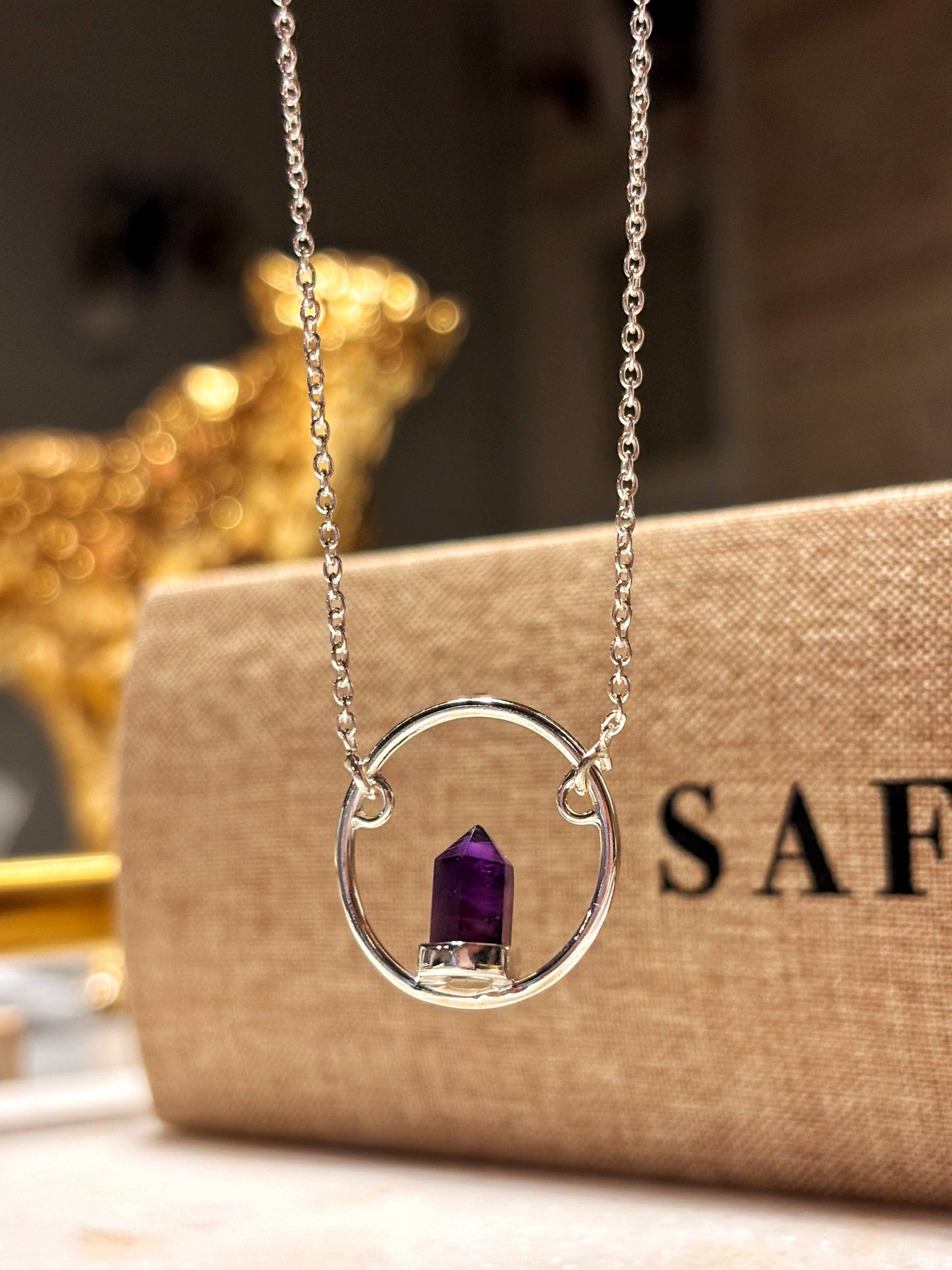 Collar punta de Amatista