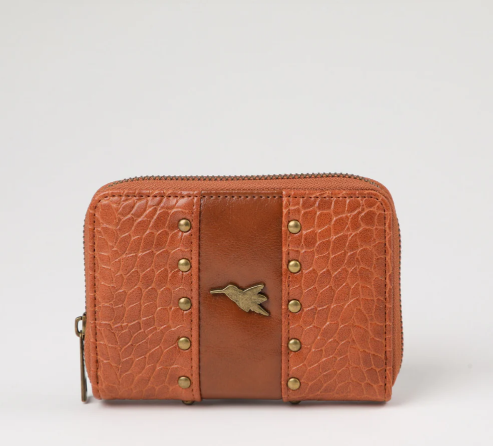 Billetera ecocuero camel