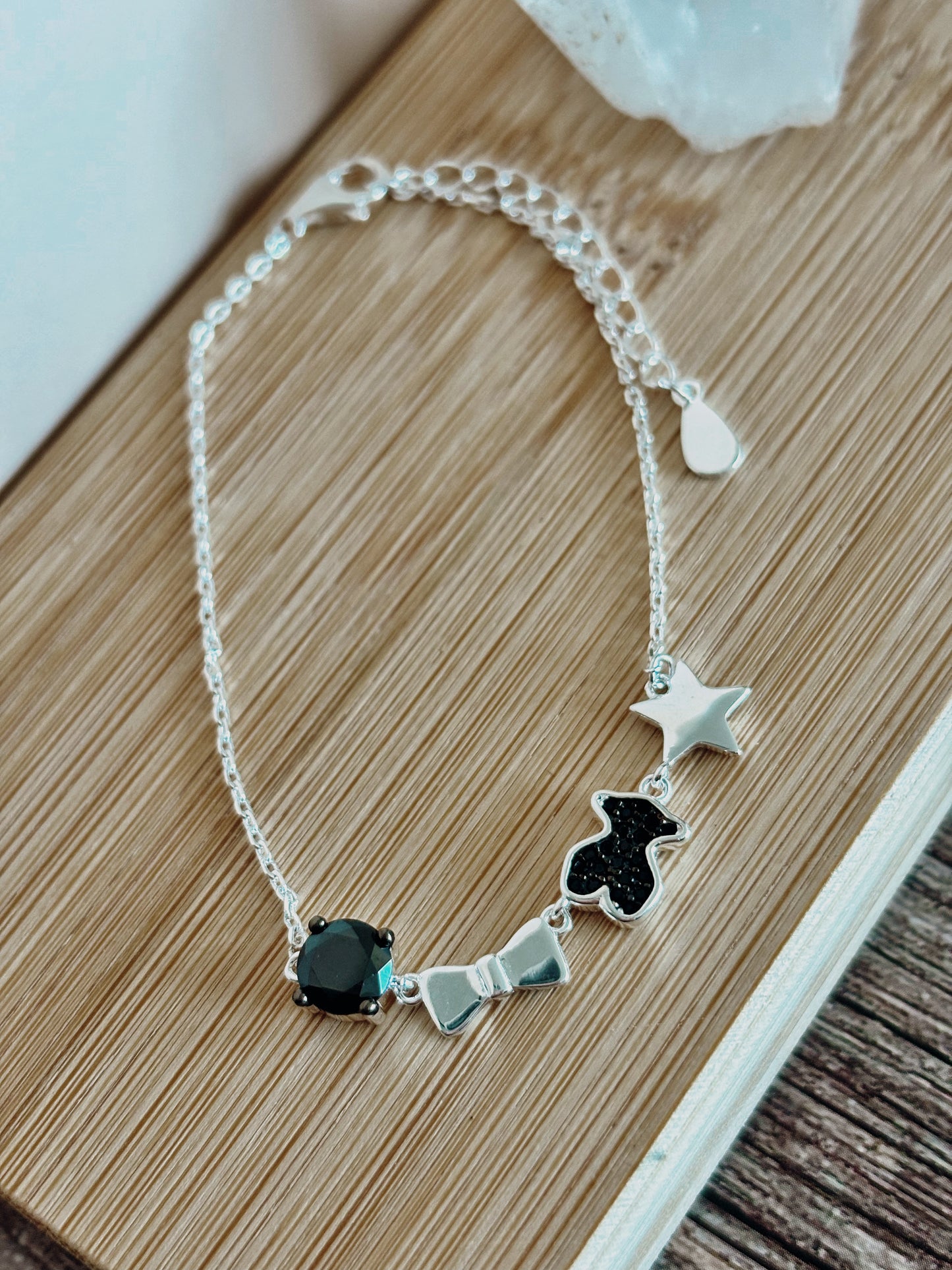 Pulsera microcircones oso negro