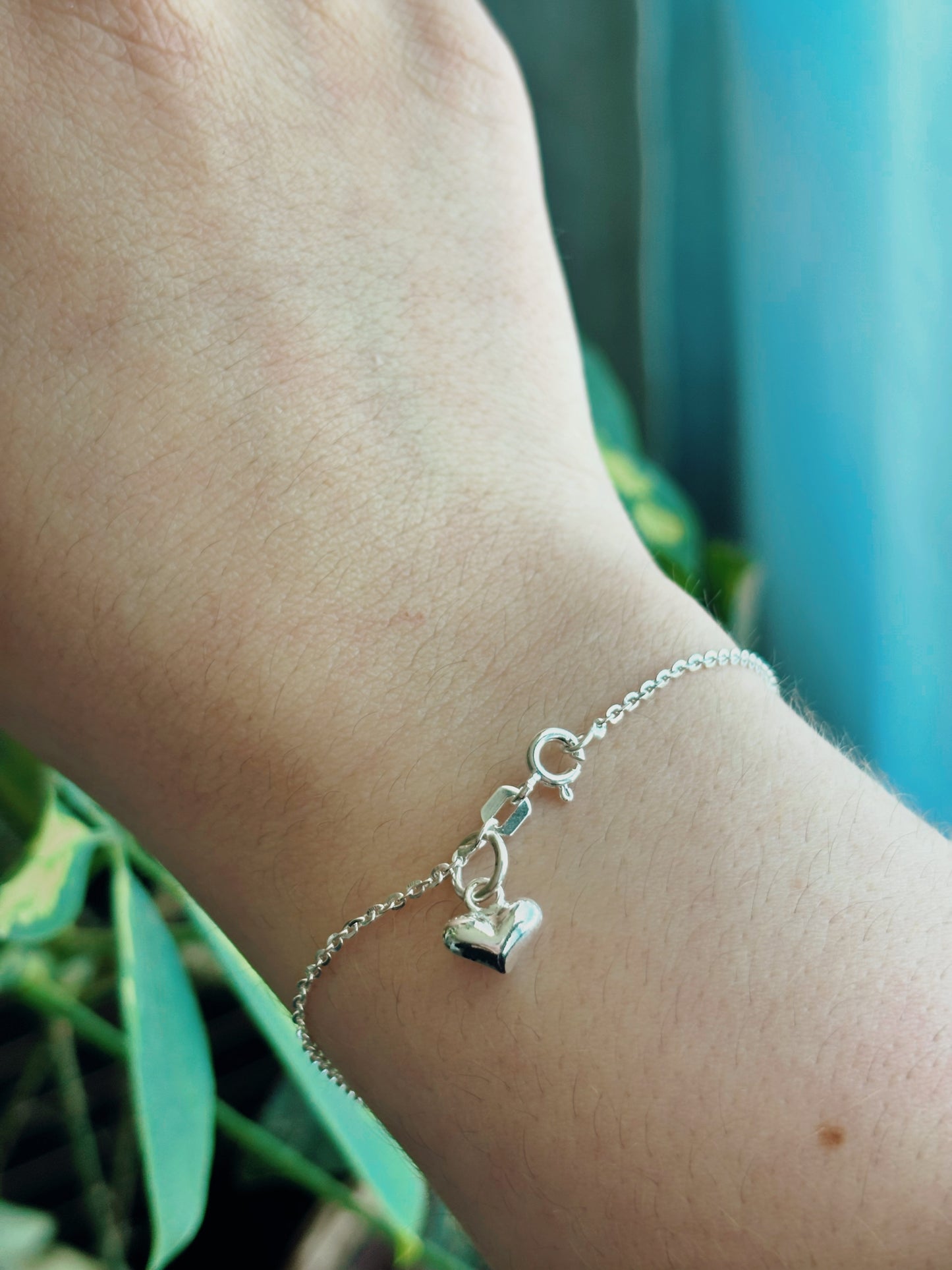 Pulsera tradicional corazón chunky