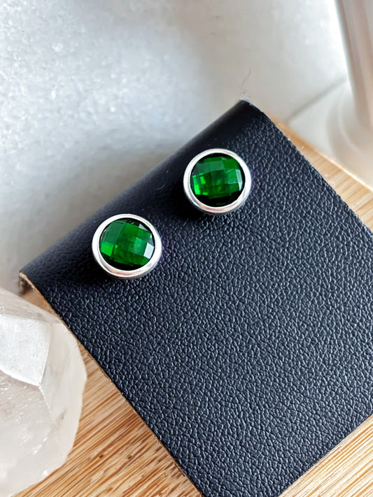 Aros circón esmeralda