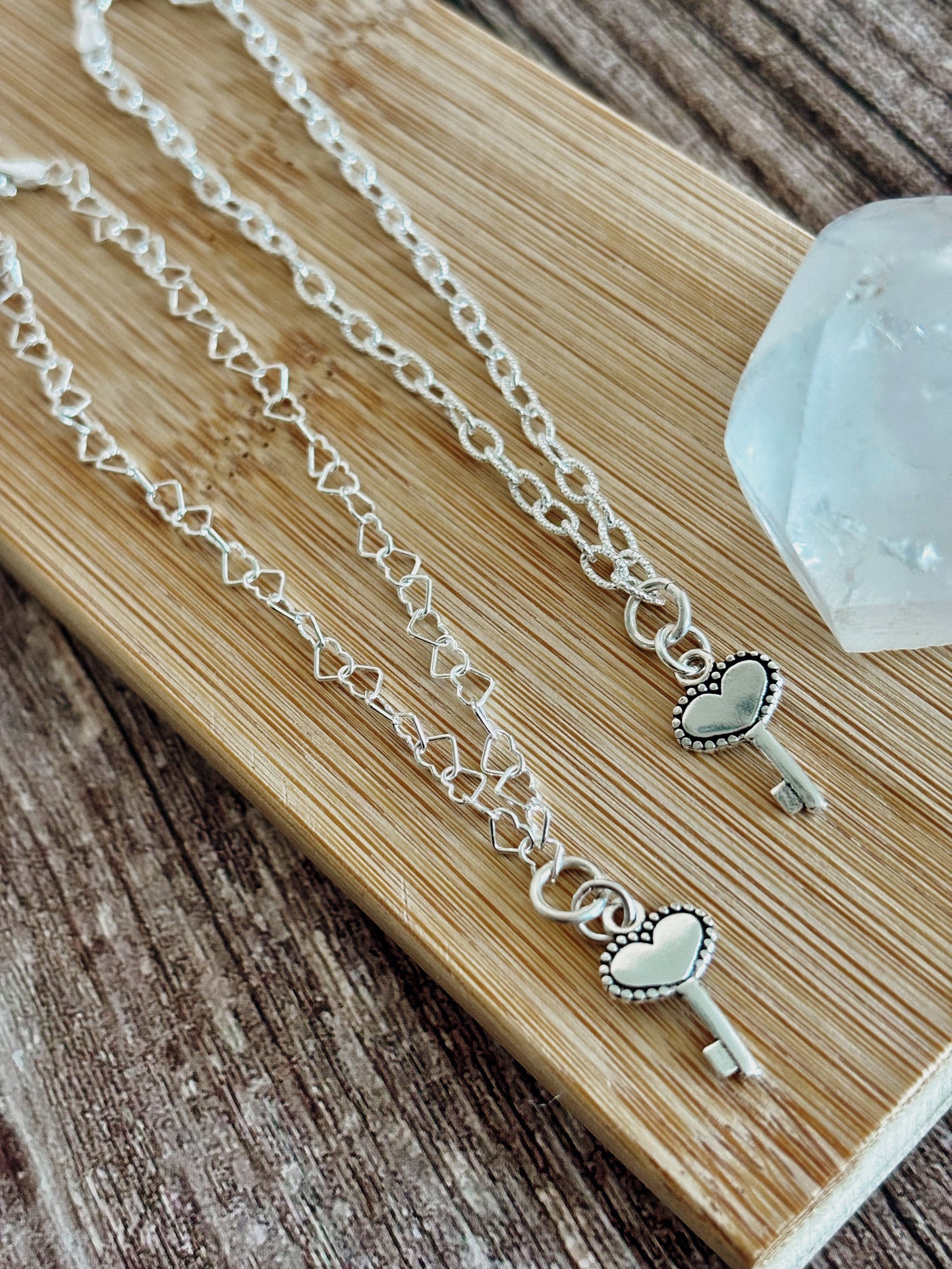 Pack pulsera parejas corazón llave