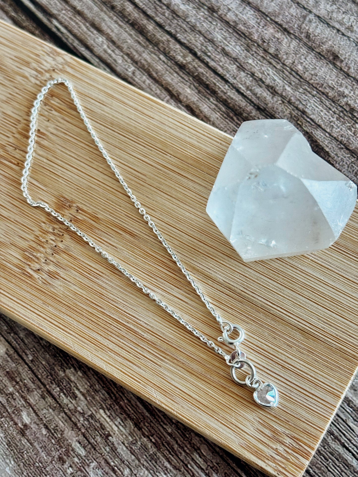 Pulsera tradicional circón corazón