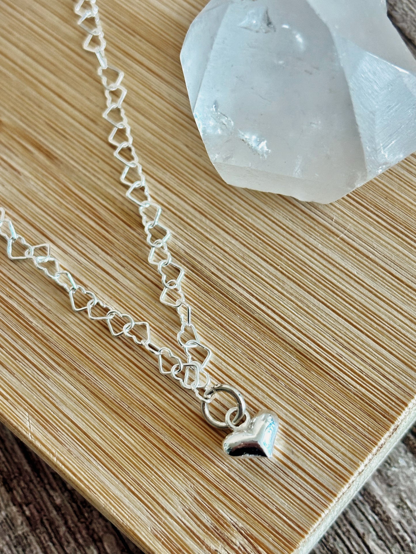 Pulsera corazones chunky