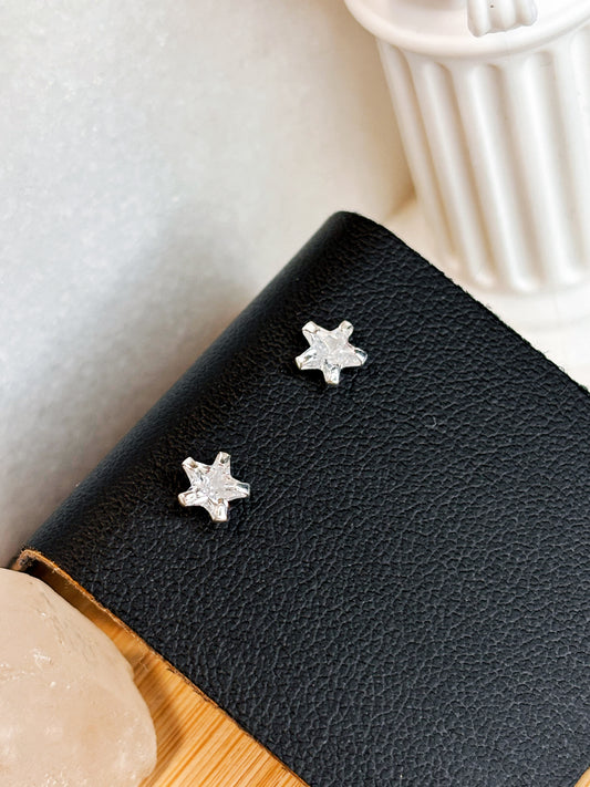 Aros circón estrella