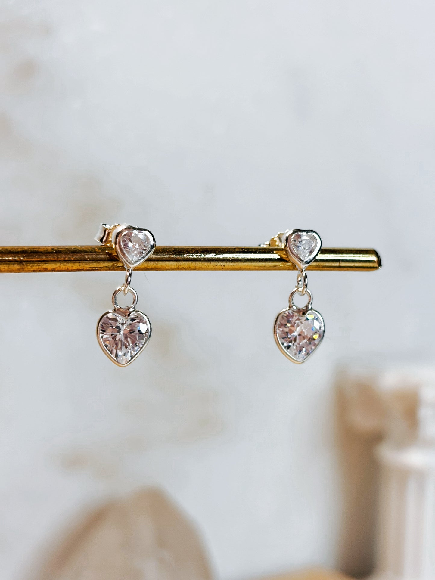 Aros circones de corazón