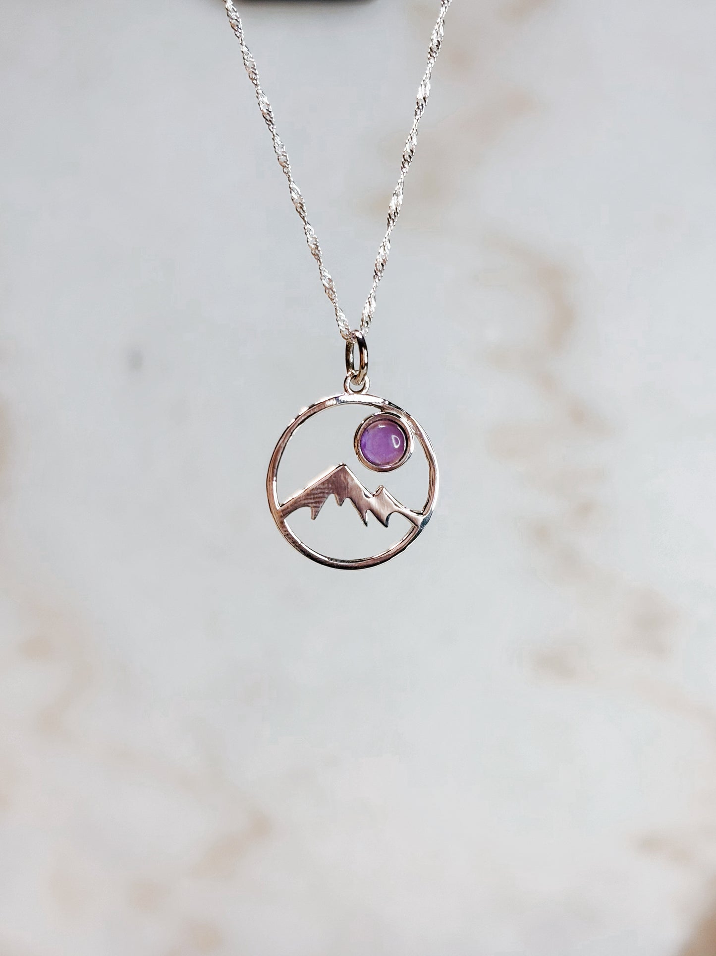 Collar montaña con Amatista