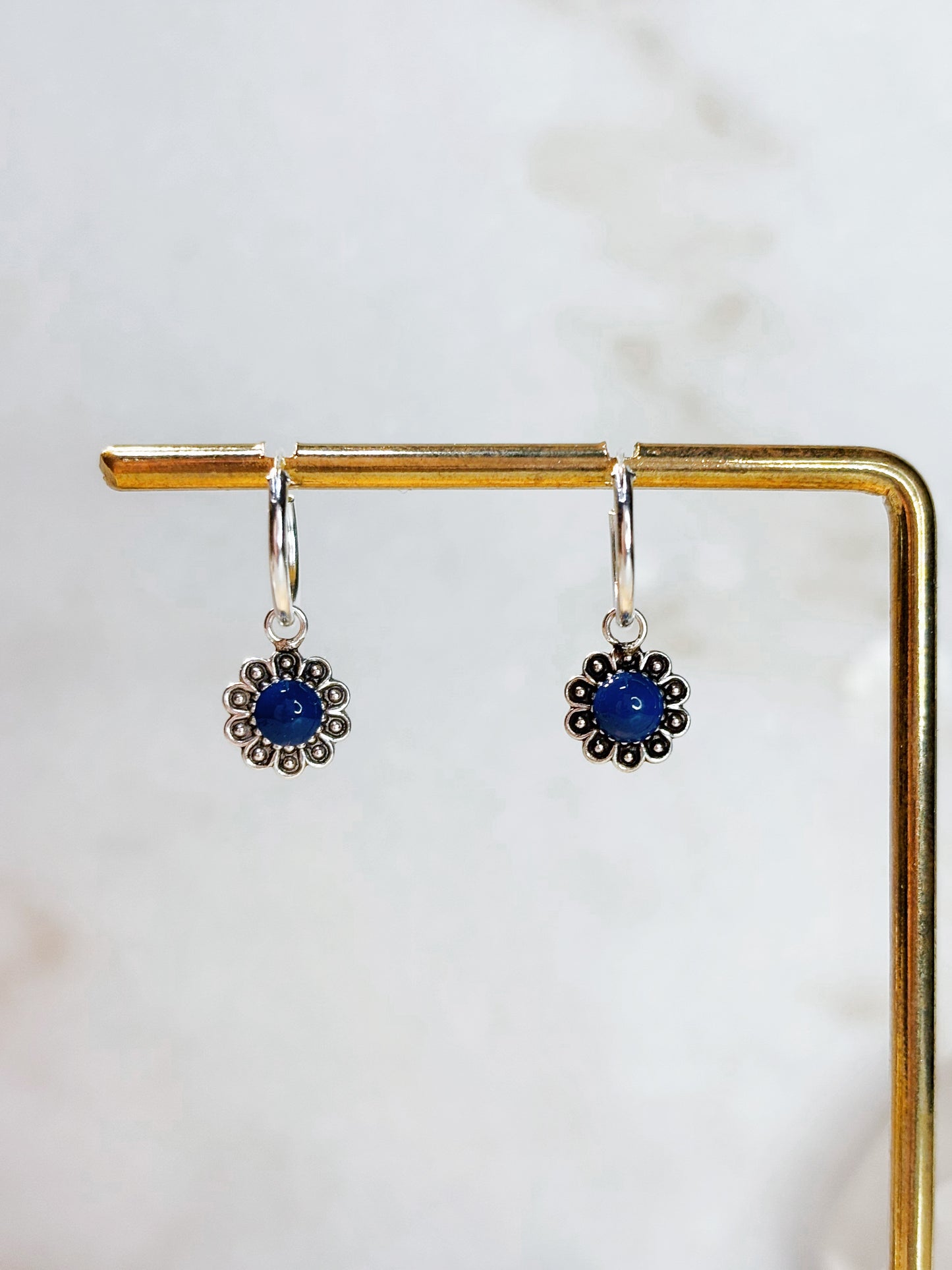 Aros argolla con Lapislázuli