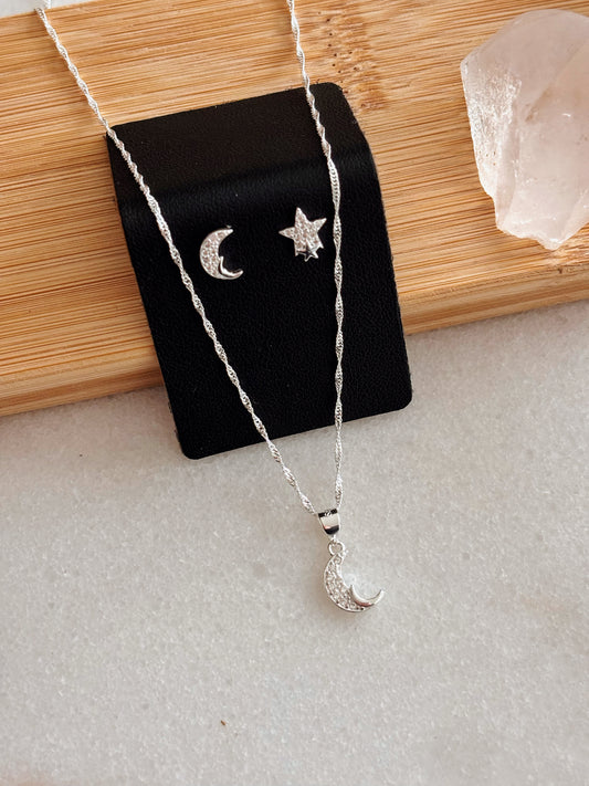 Conjunto luna estrella con microcircones