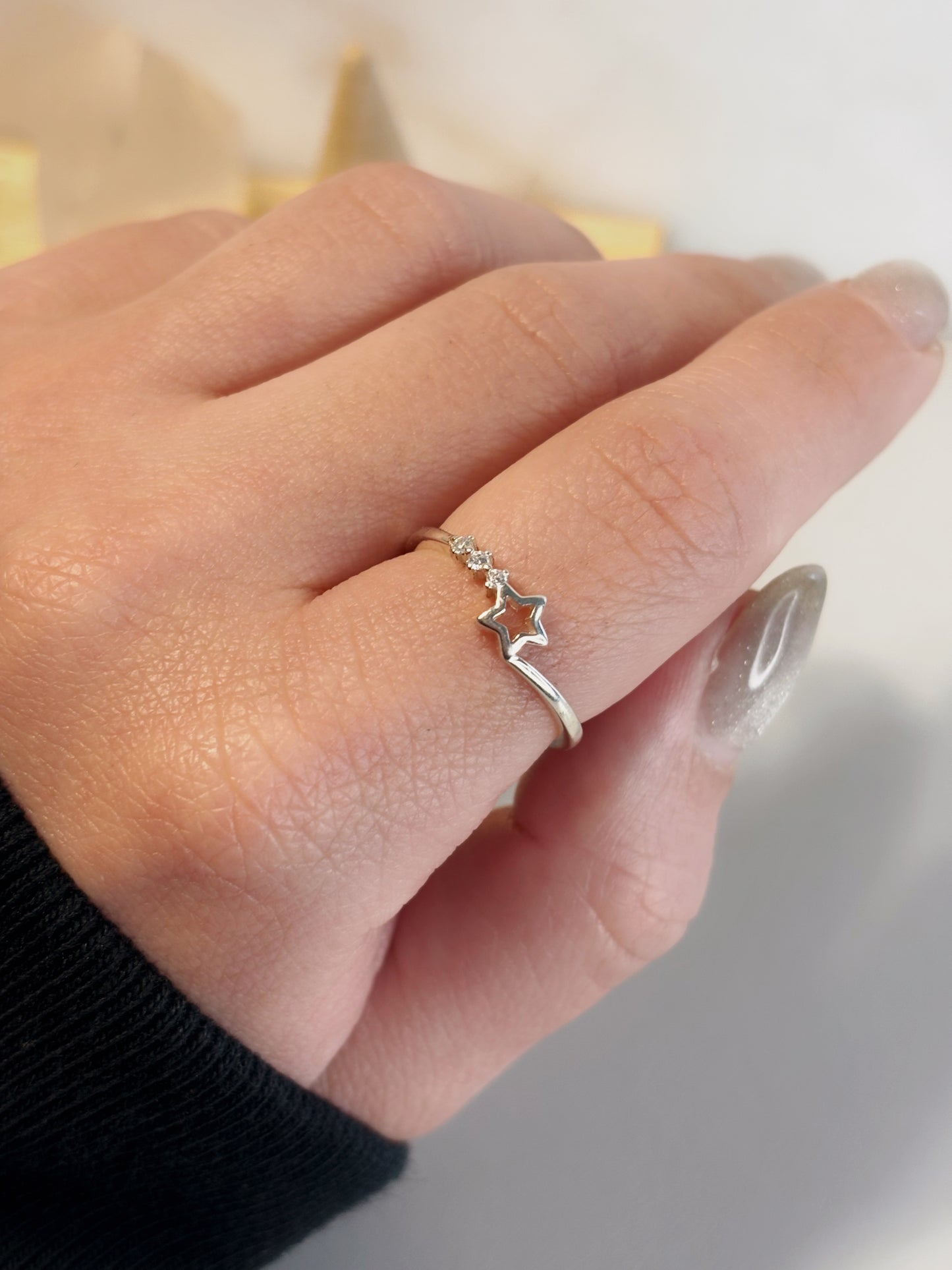Anillo mini estrella