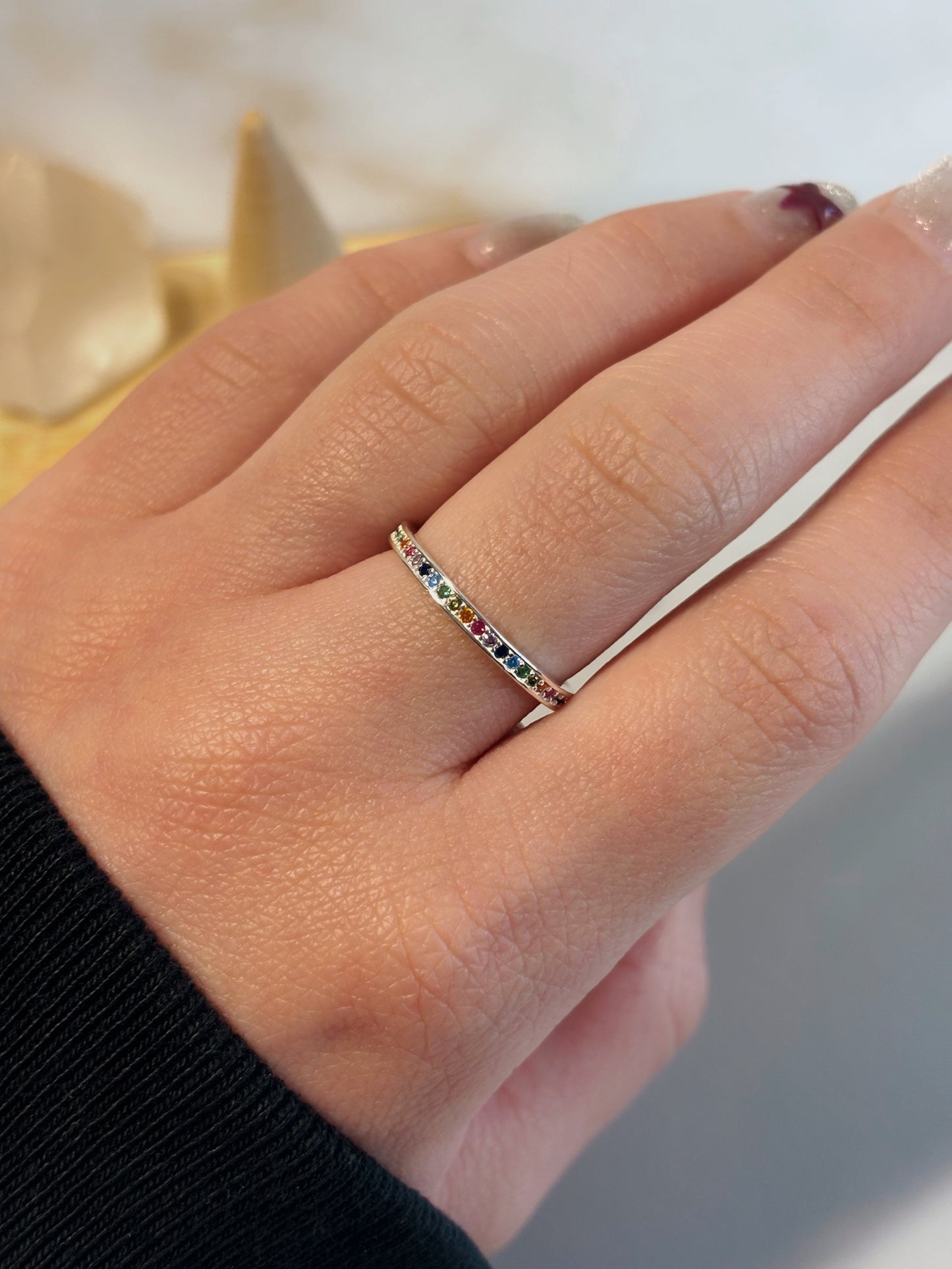 Anillo mircocircones colores