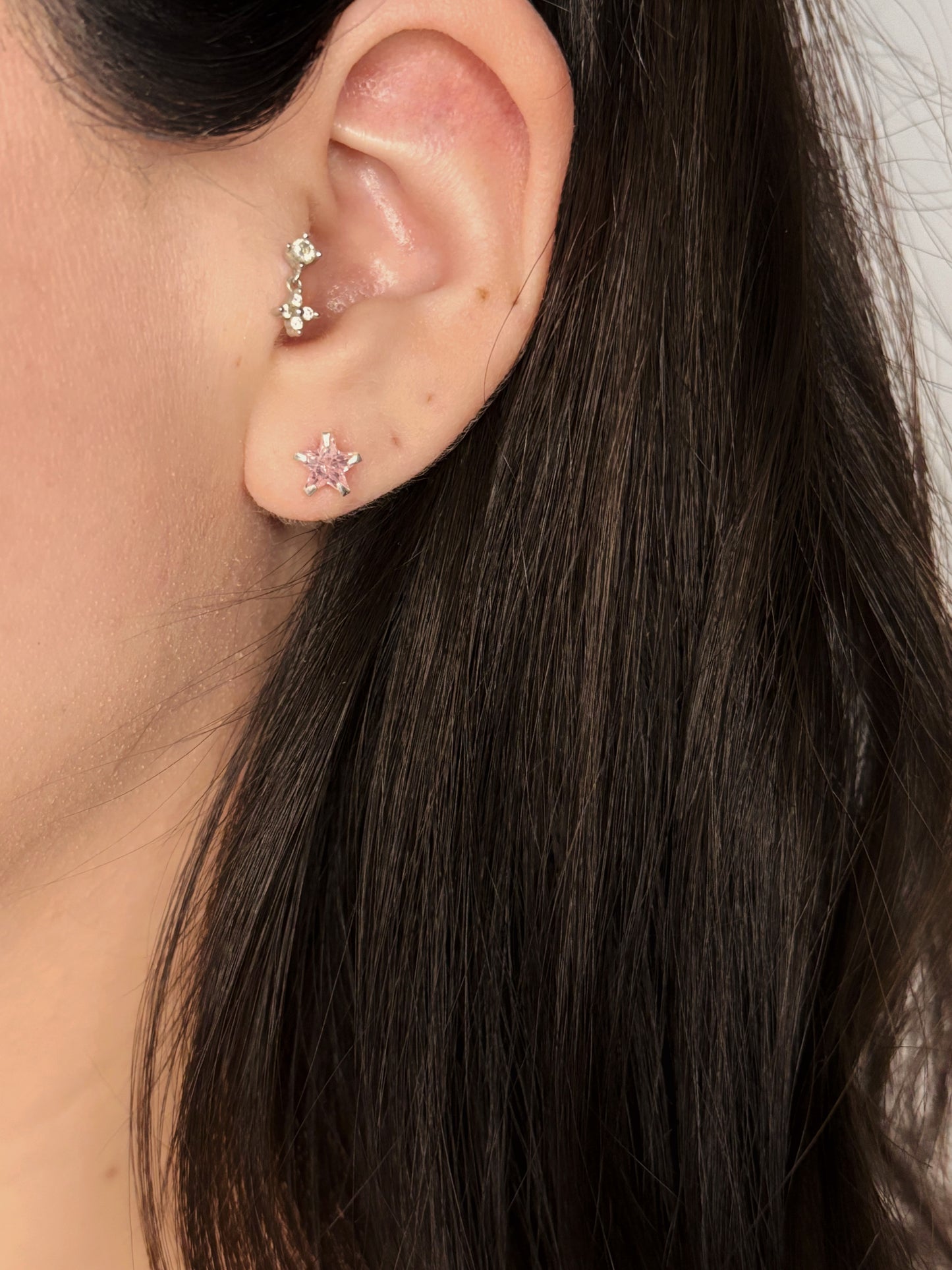 Conjunto estrella rosada