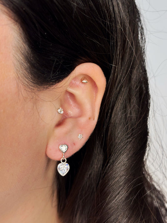 Aros circones de corazón