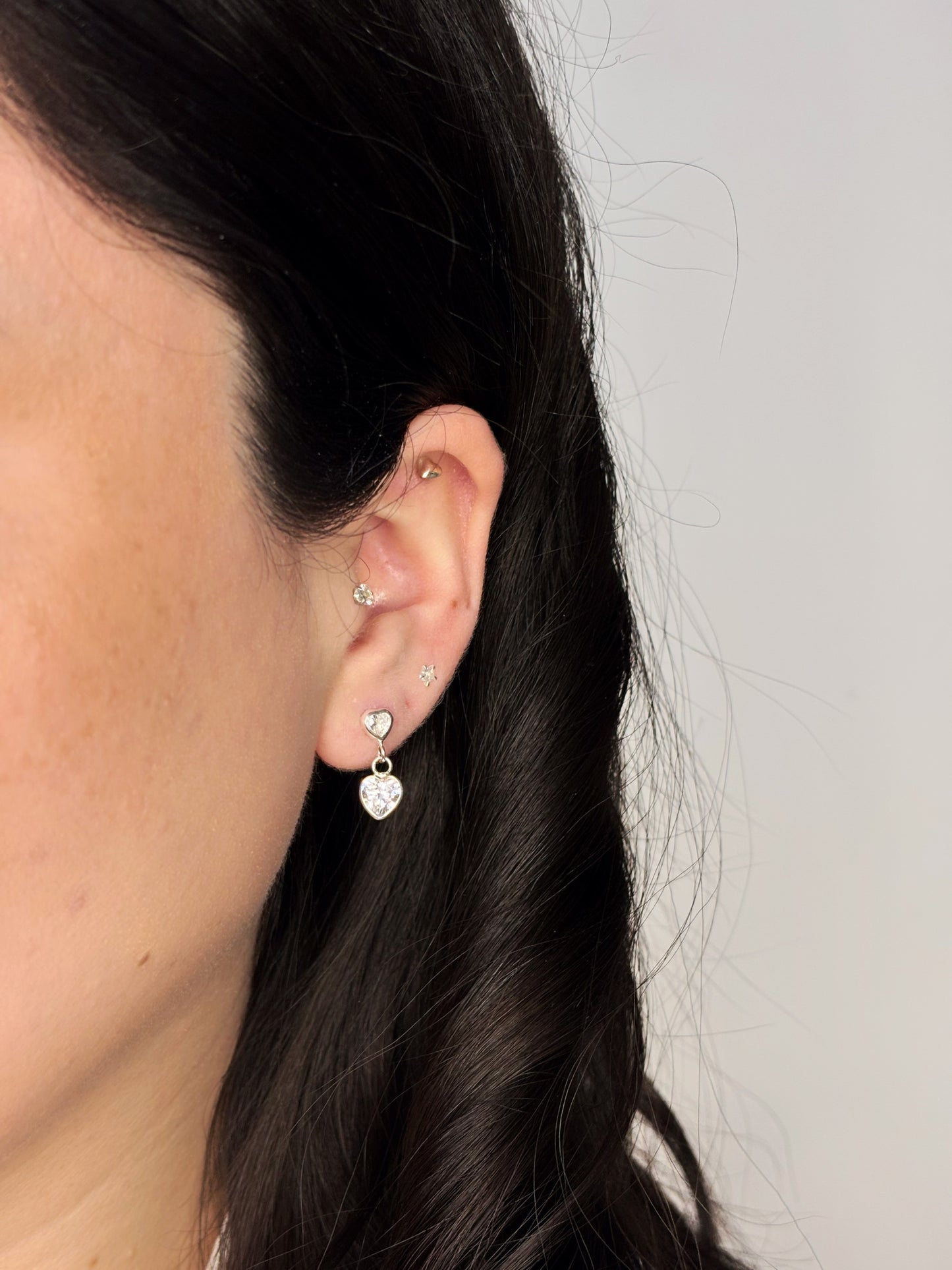 Aros circones de corazón