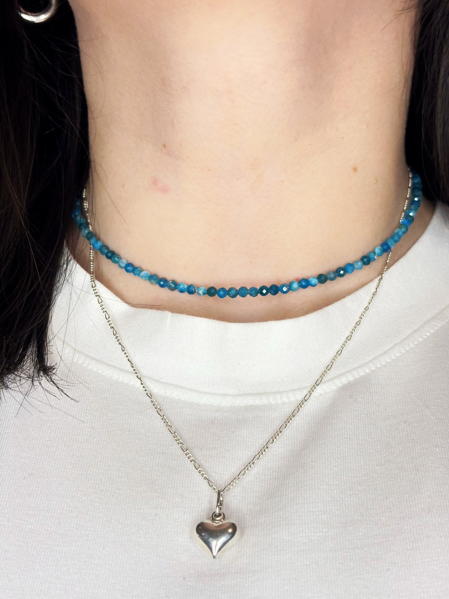 Collar piedras biseladas