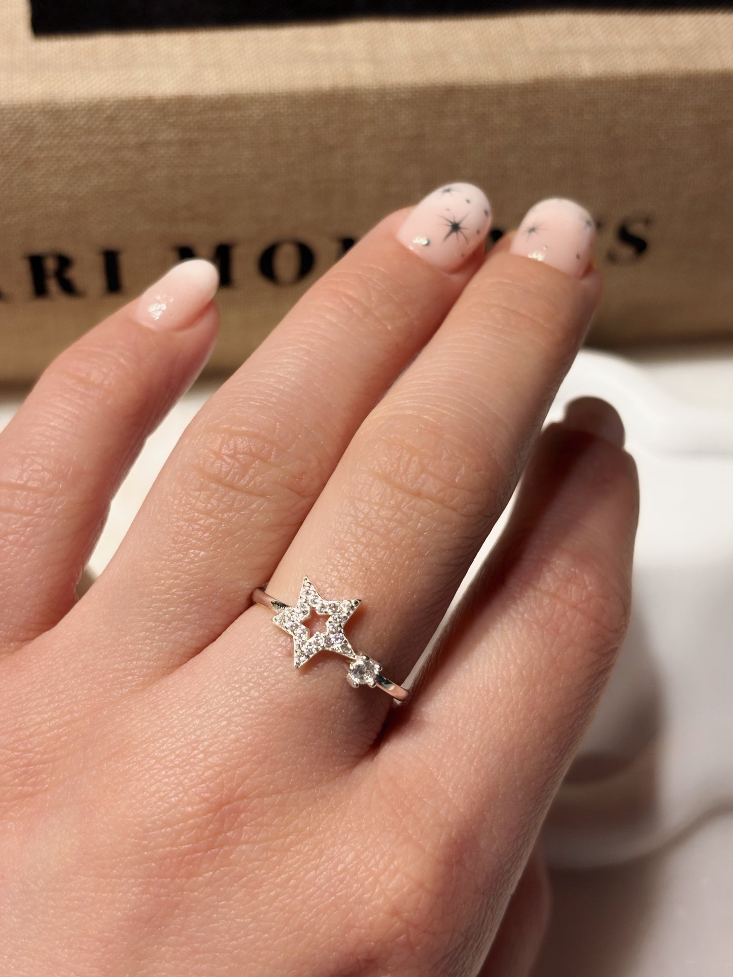 Anillo estrellas con microcircones