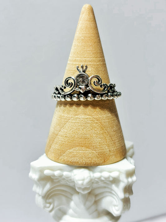 Anillo Corona con Circón