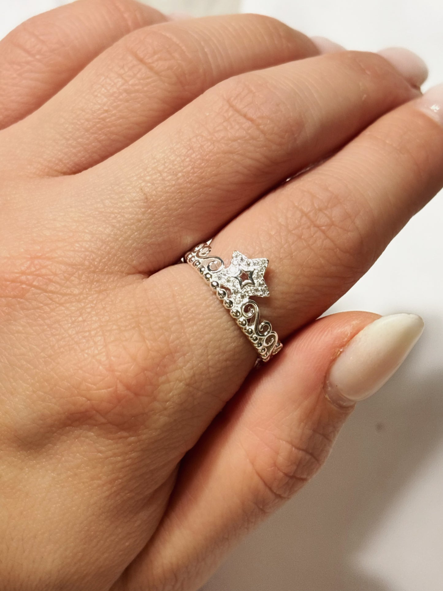 Anillo Corona Estrella Circones
