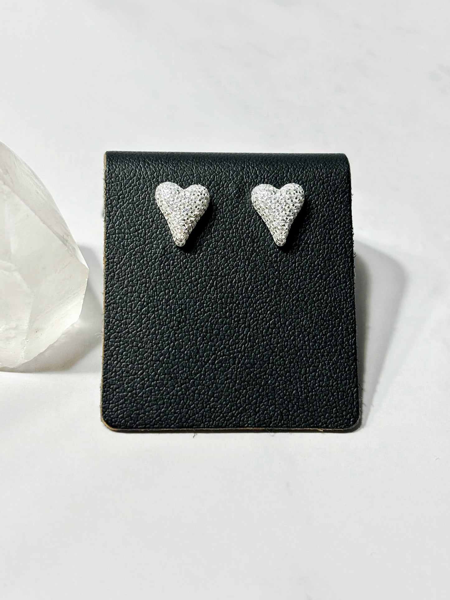 Aros corazón con microcircones