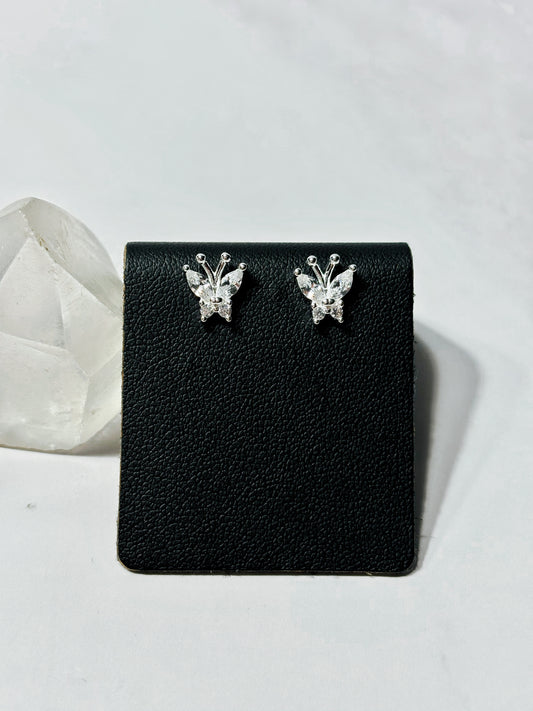 Aro Mariposa circon blanco