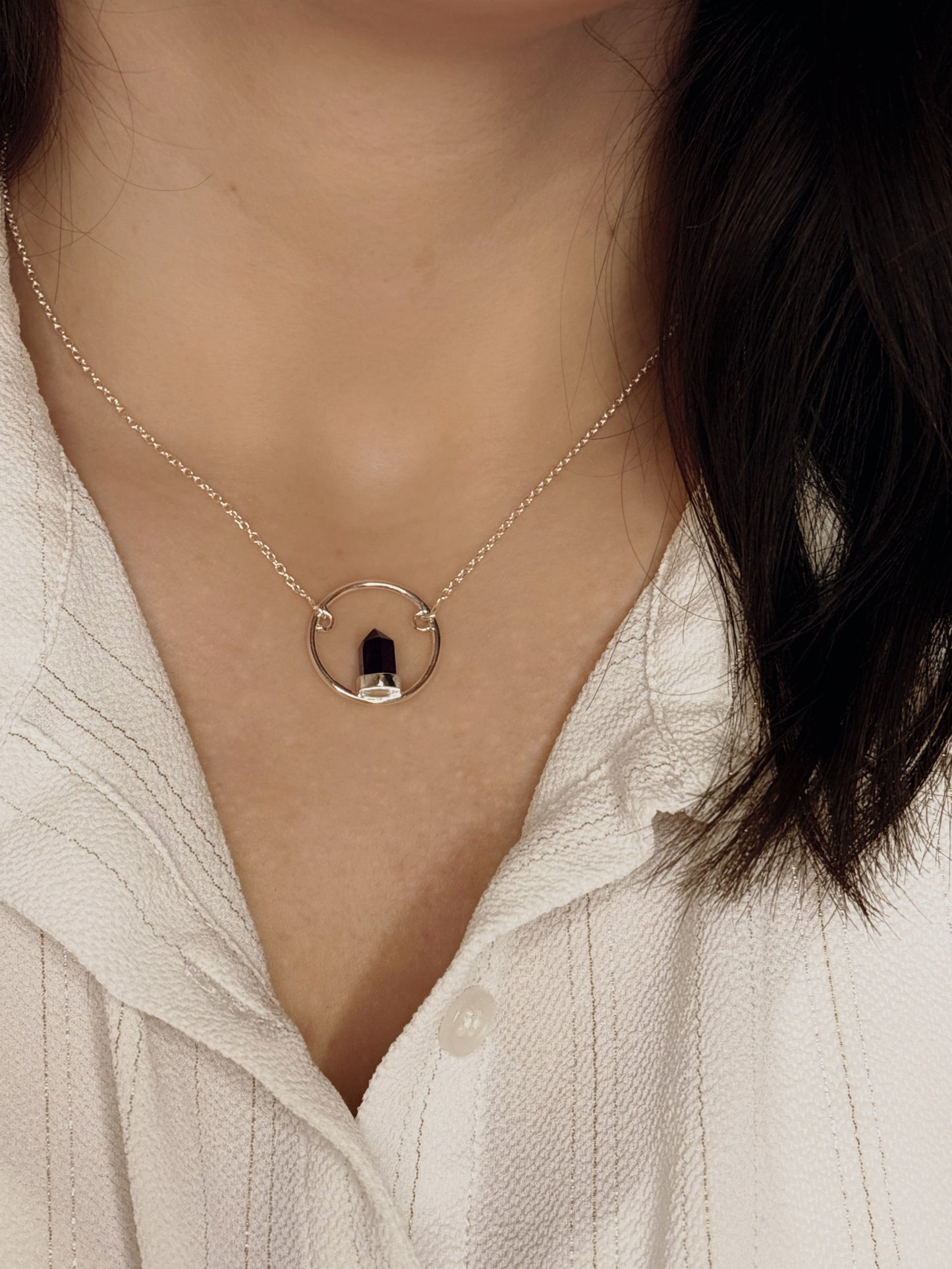 Collar punta de Amatista