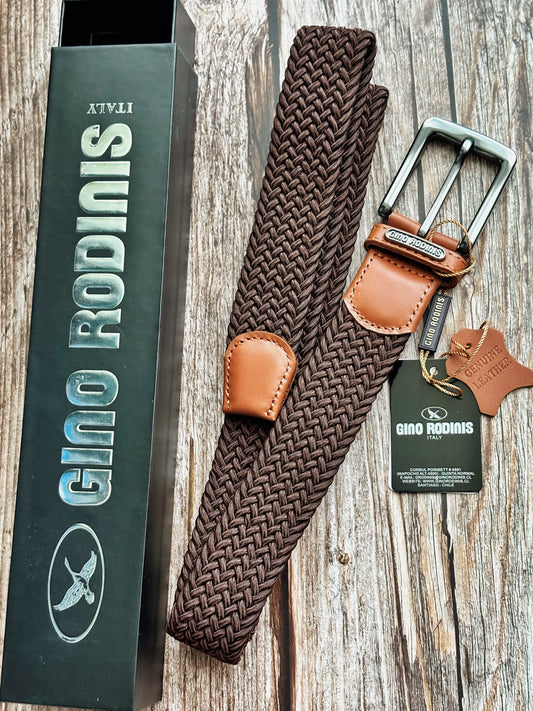 Cinturón Elasticado Café