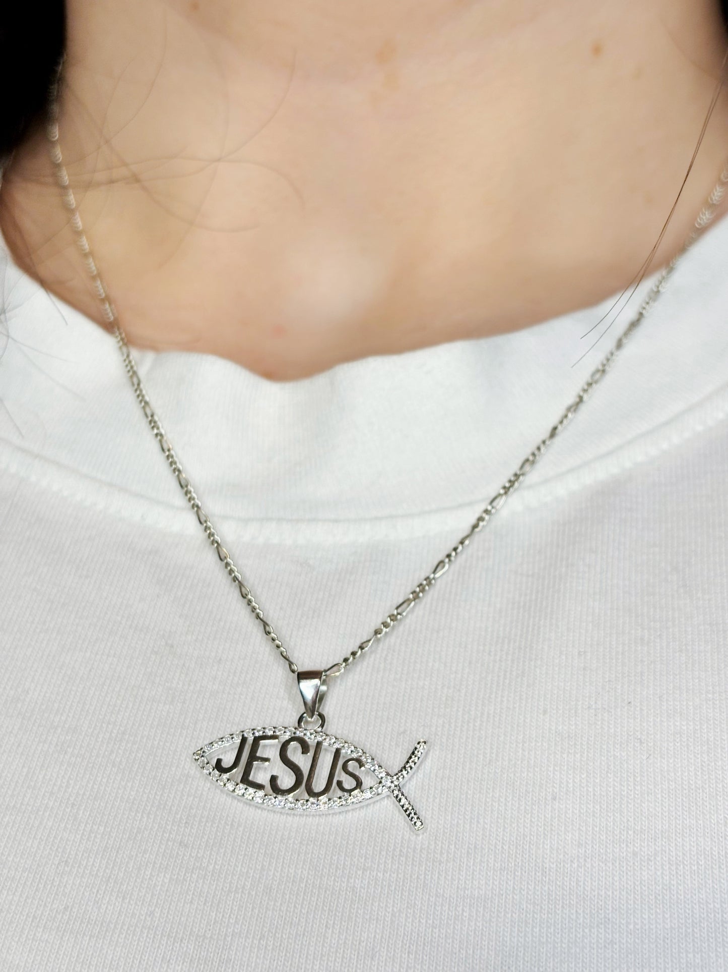 Collar Ictus Jesús con microcircones