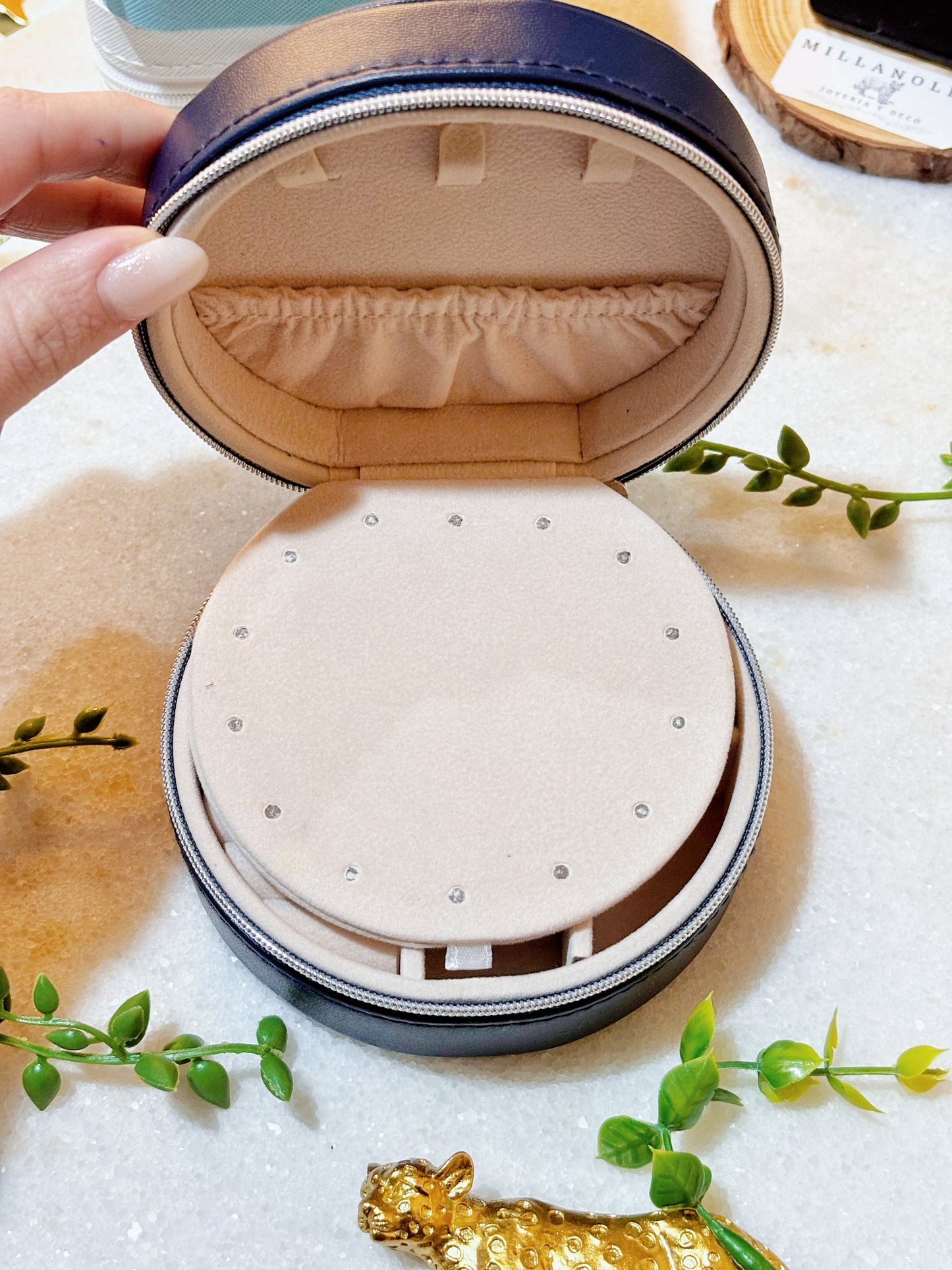 Joyero doble compacto