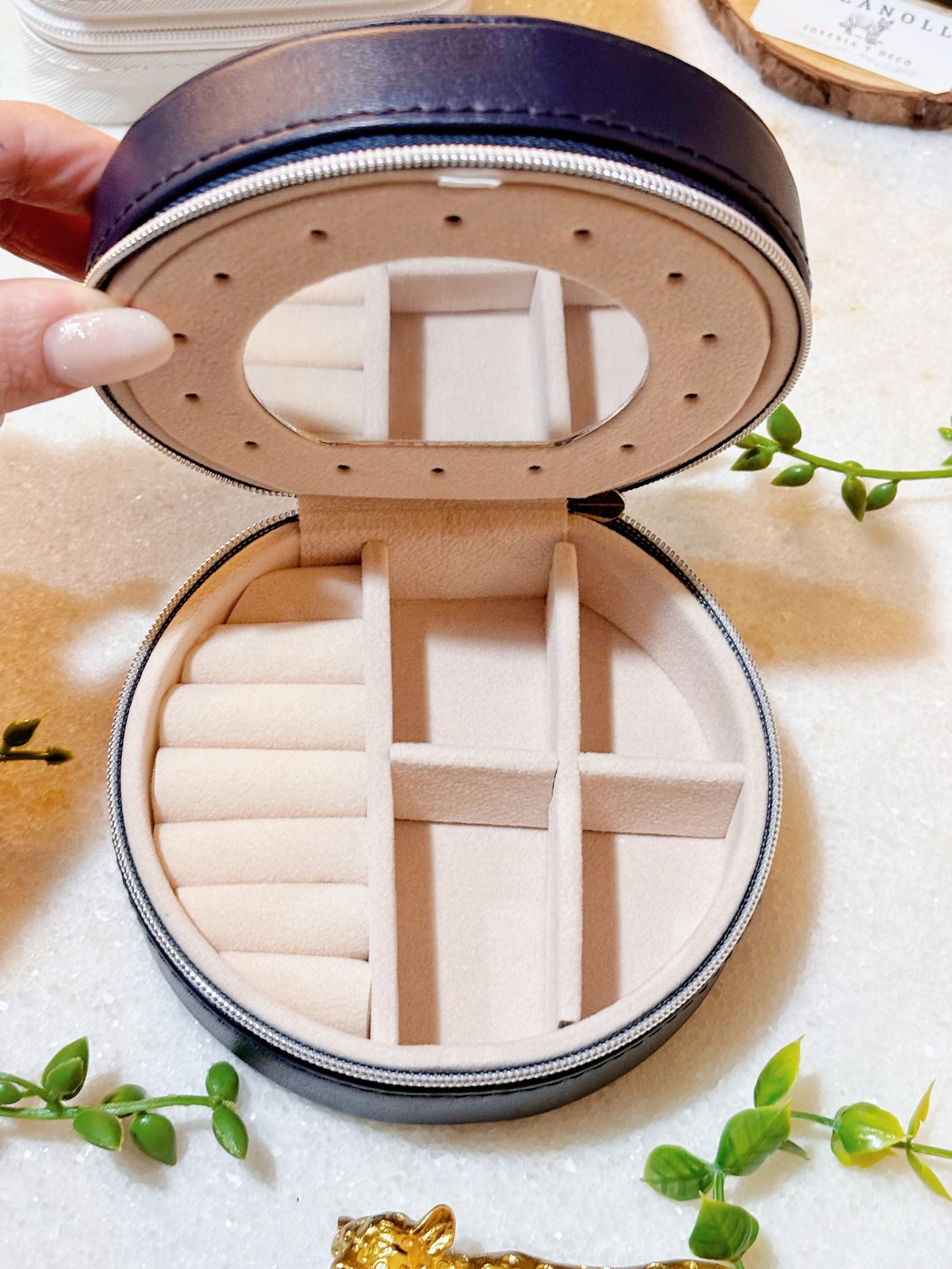 Joyero doble compacto