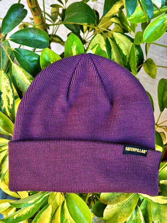 Gorro Unisex Fundation Knit Burdeo CAT
