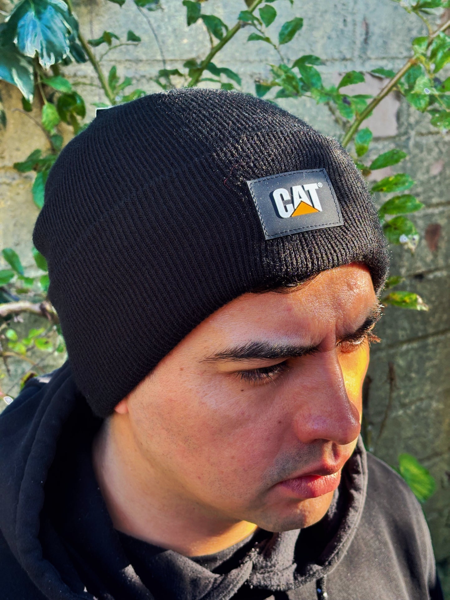 Gorro Label Cuff Beanie Cat