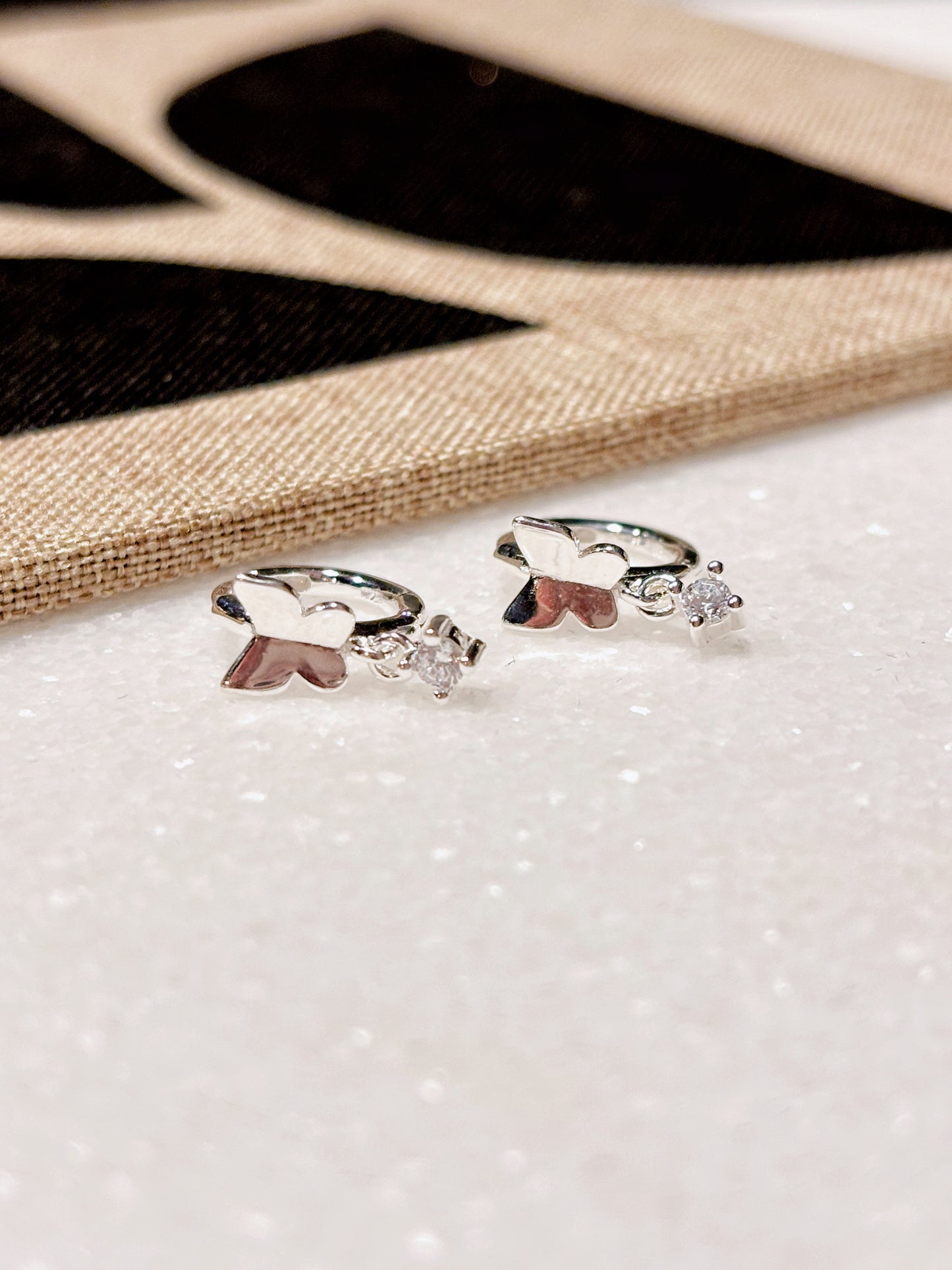 Aros argolla mariposa