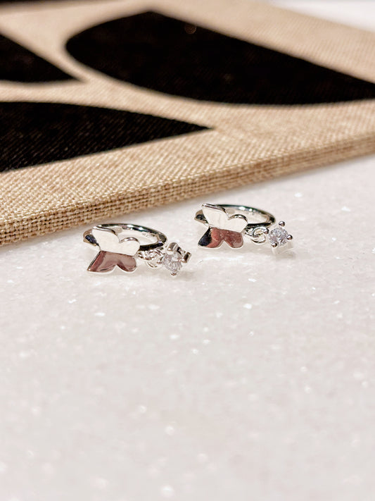 Aros argolla mariposa