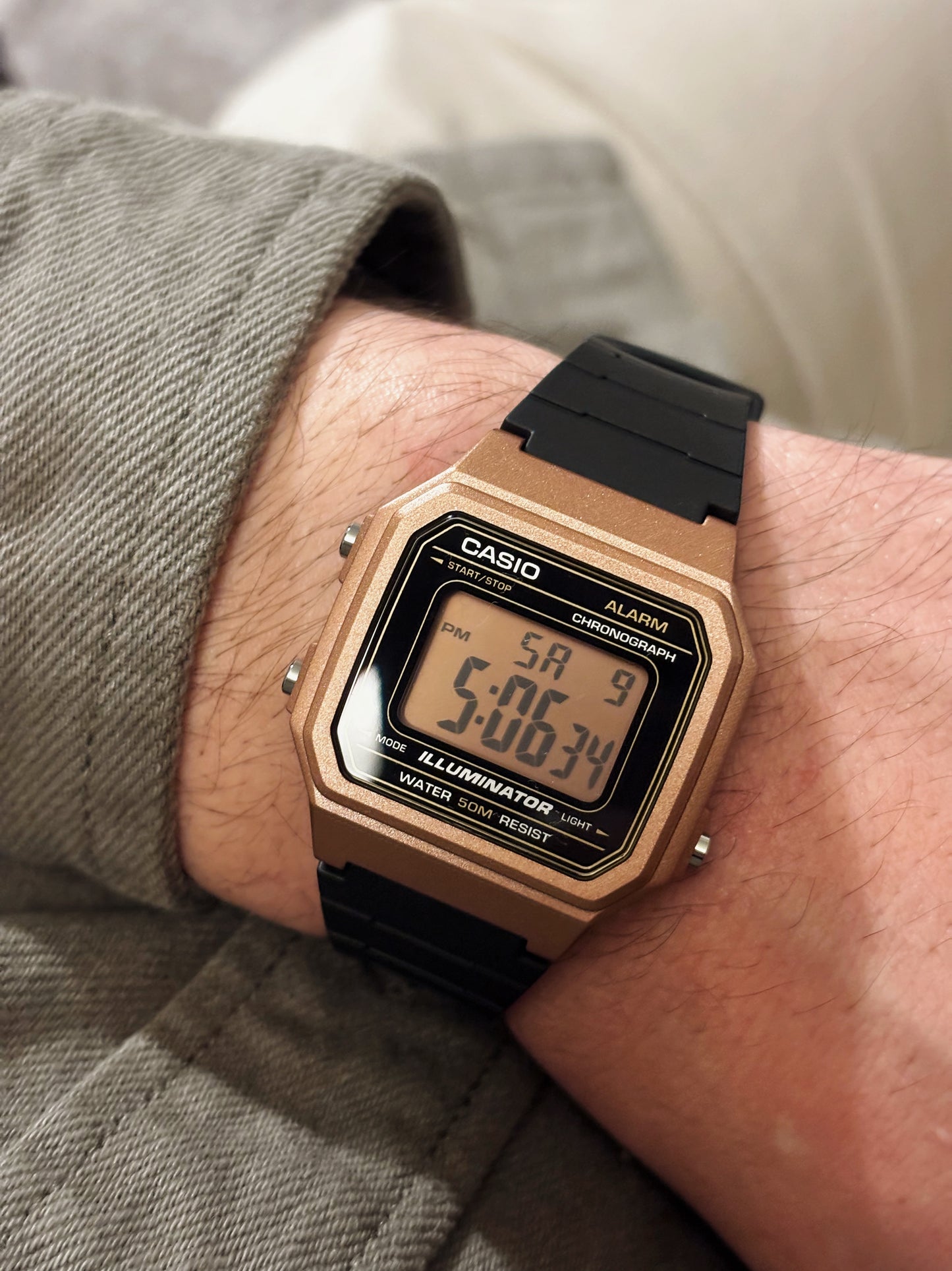 Reloj Casio W-217HM-5AV unisex