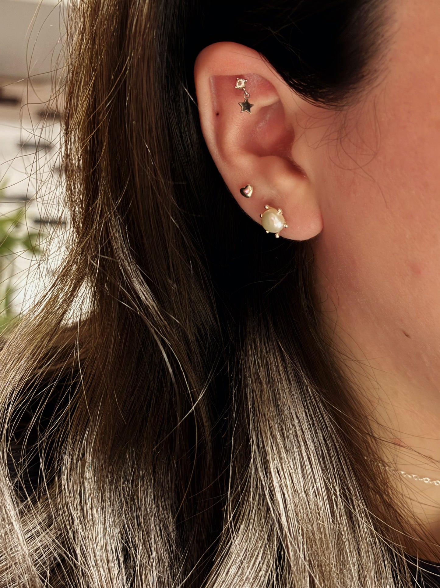 Aros perlas de rio 6mm