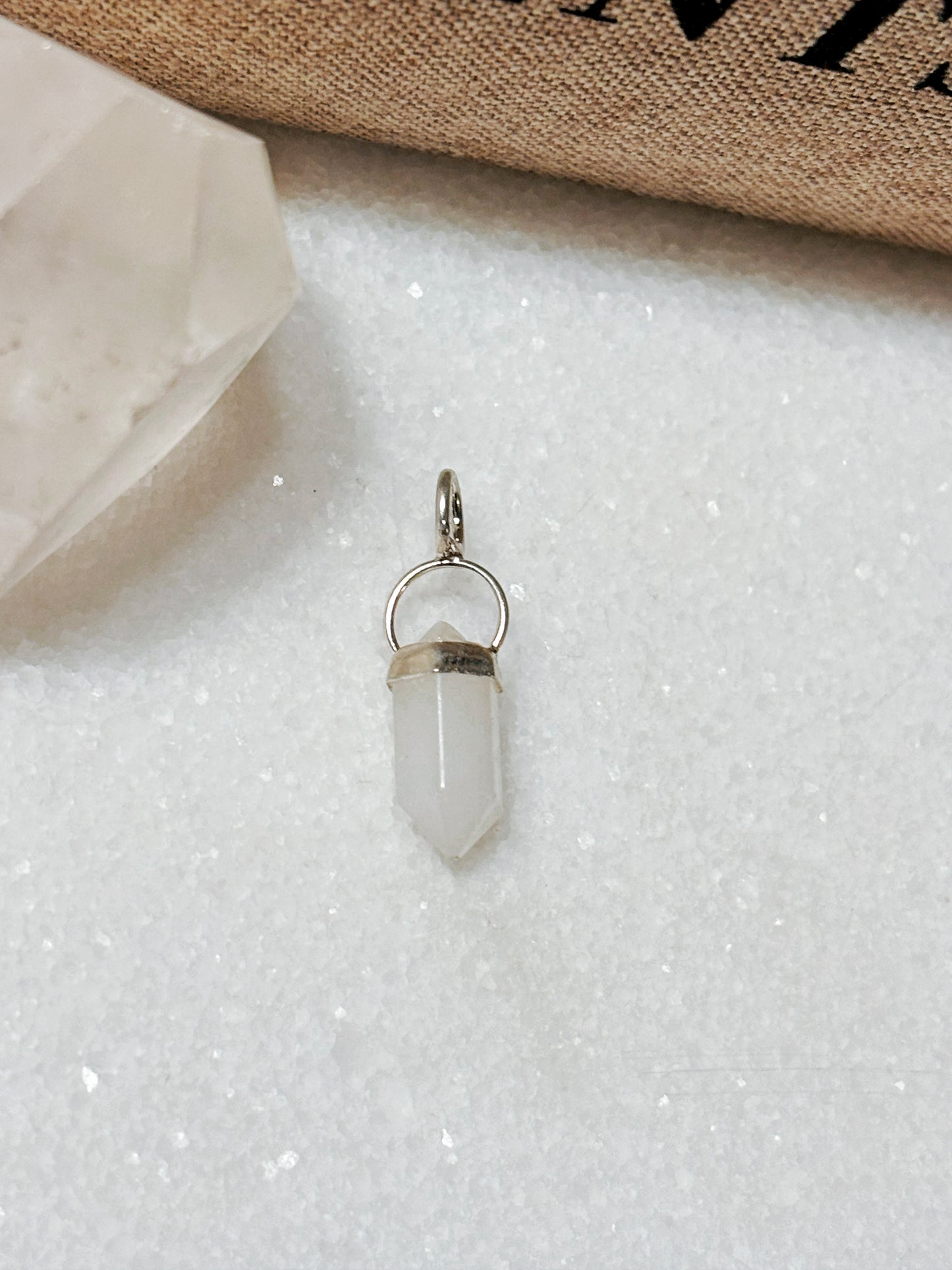 Colgante punta de cuarzo