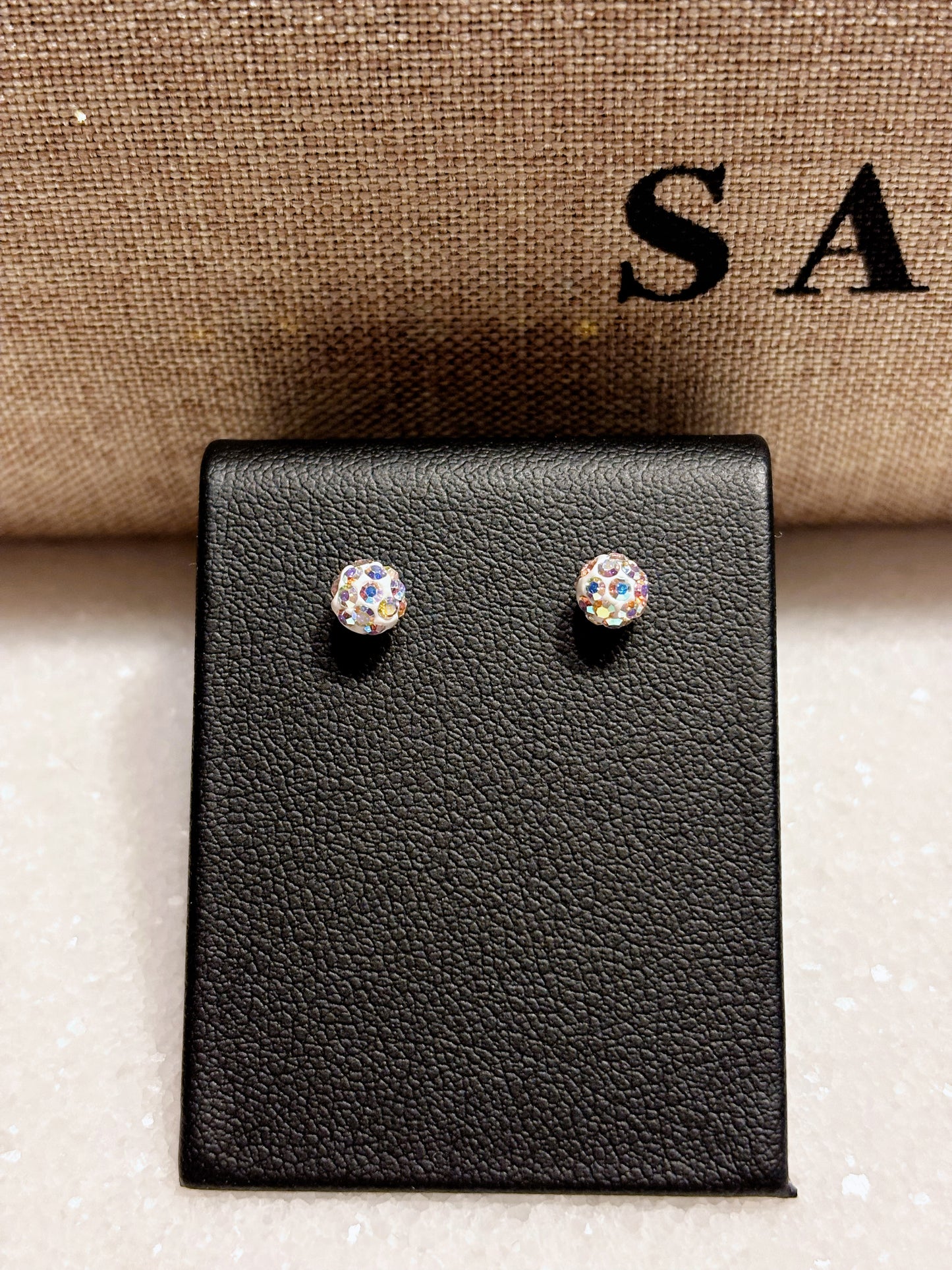 Aros cristales tornasol