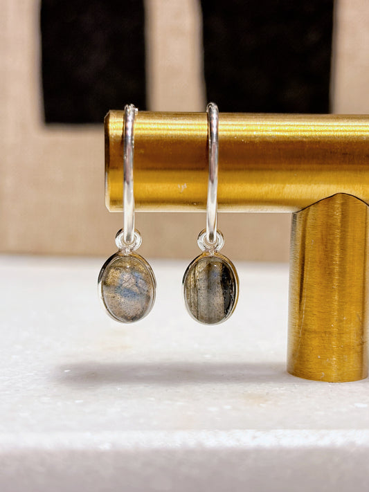 Aros argolla labradorita